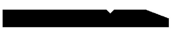 A solid black rectangular shape with a small triangular notch on the top edge.