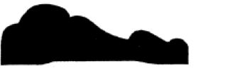 Silhouette of a reclining figure with a curved shape against a white background.