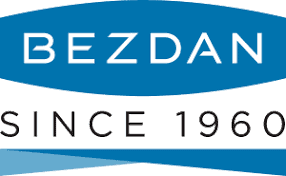 Blue and white logo with the text BEZDAN above SINCE 1960 in bold letters.