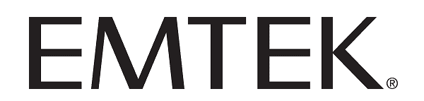 Black text spelling EMTEK in bold, uppercase letters on a white background with a registered trademark symbol.